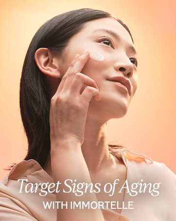 immortelle collection; loccitane;target signs of aging