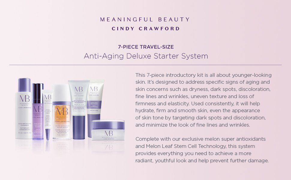 Meaningful Beauty 7-Piece Anti-Aging Deluxe Starter System