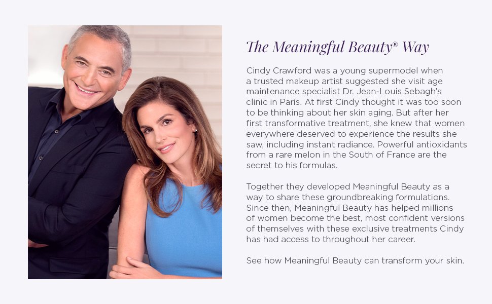 Meaningful Beauty 7-Piece Anti-Aging Deluxe Starter System - Brand Story