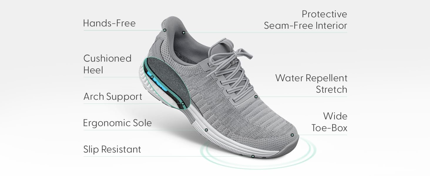 Knit Kita Hands-Free Sneakers